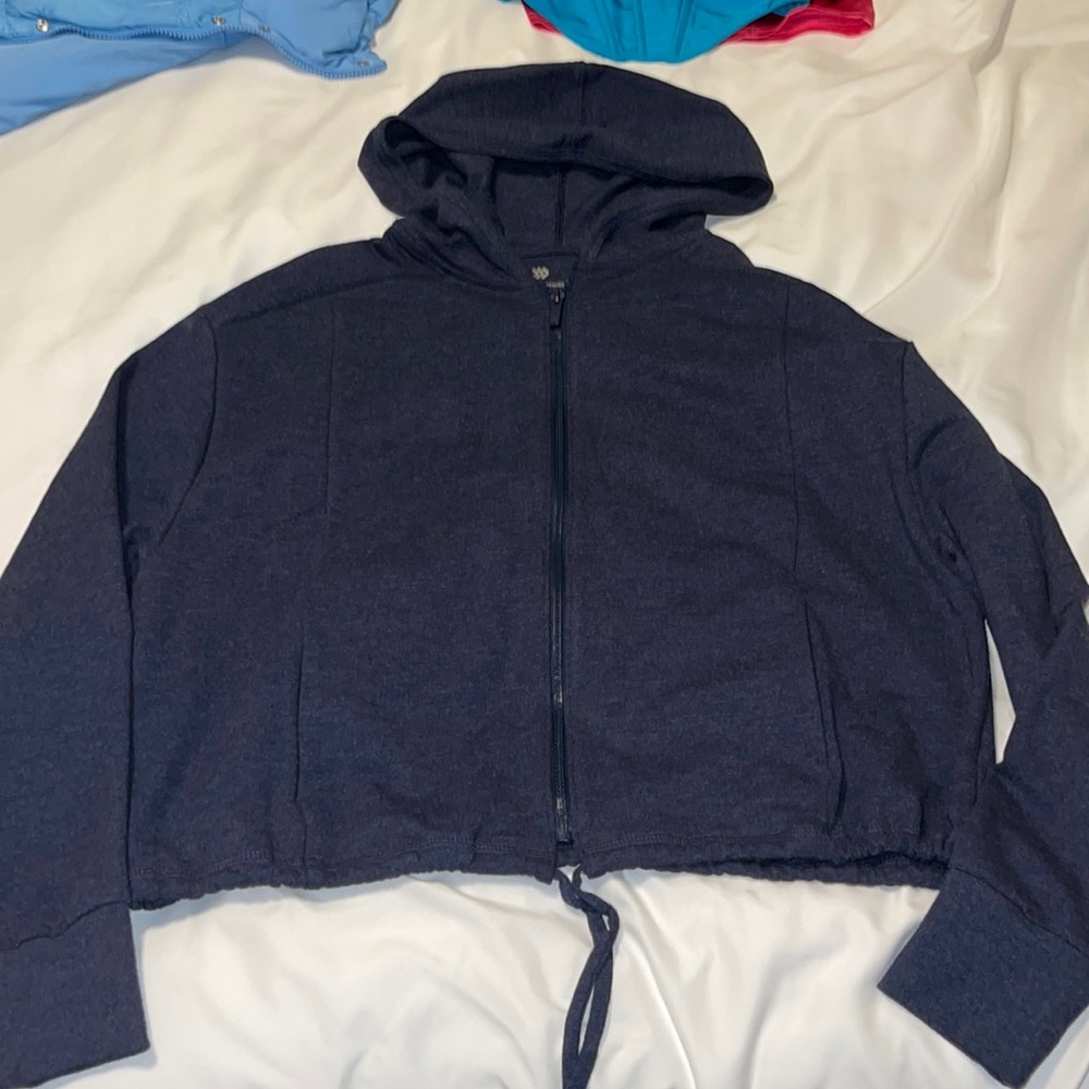 Navy active jacket